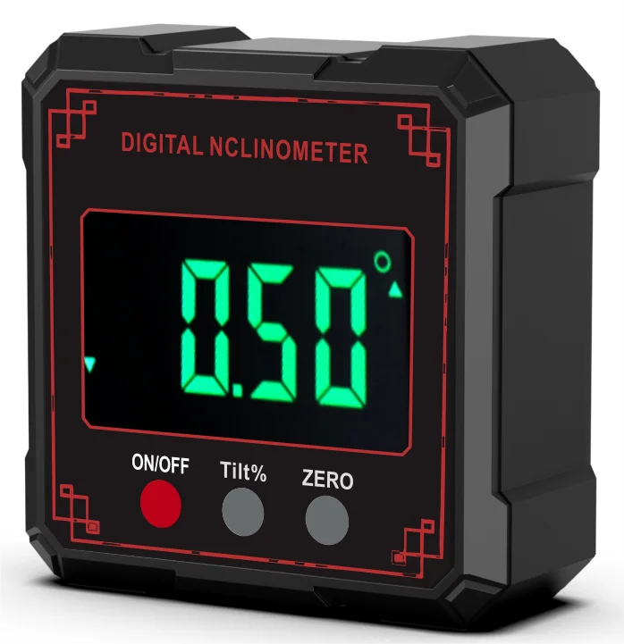 4 Types ETOPOO 4*90 Multi Functional 4-Sides Magnetic Digital Protractor Angle Measure Inclinometer Level Box Charging Angle