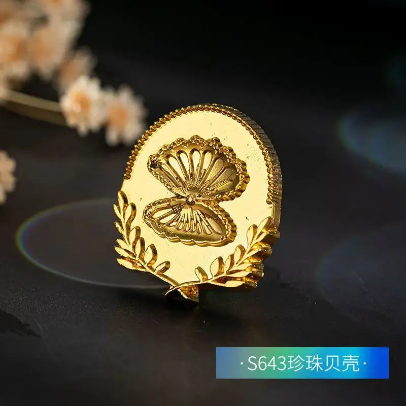 Plant Wax Stamp Seal Wax Print Thick Copper Head Carved Sealing Tool Holiday Party Invitation Letter Wedding Decorative