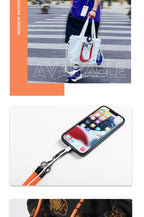 Adjustable Phone Lanyard Detachable Neck Cord Universal Crossbody Strap for Mobile Phone Case Lanyards Thickness 8mm