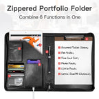 Multifunctional A4 Conference Folder Business Stationery Folder Leather Contract File FoldersTravel Document Folder NEWYES 2024