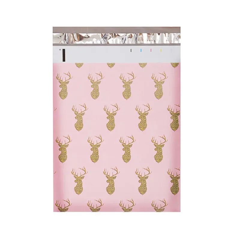 Poly Mailer Adhesive Envelope Courier Print Bag DIY Lady Panties Dress T-shirt Wedding Xmas Gift Box Packaging Pouches