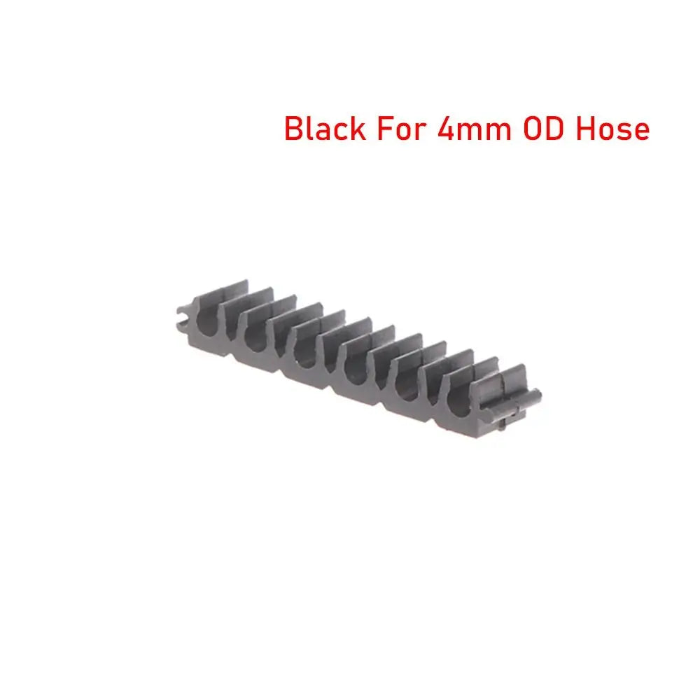 4/6/8/10/12mm Nylon Pneumatic Tube Air Hose Fixing Clamp 6 Way Water Pipe Holder Gas Compressor Tubing Diversion Flow Clip