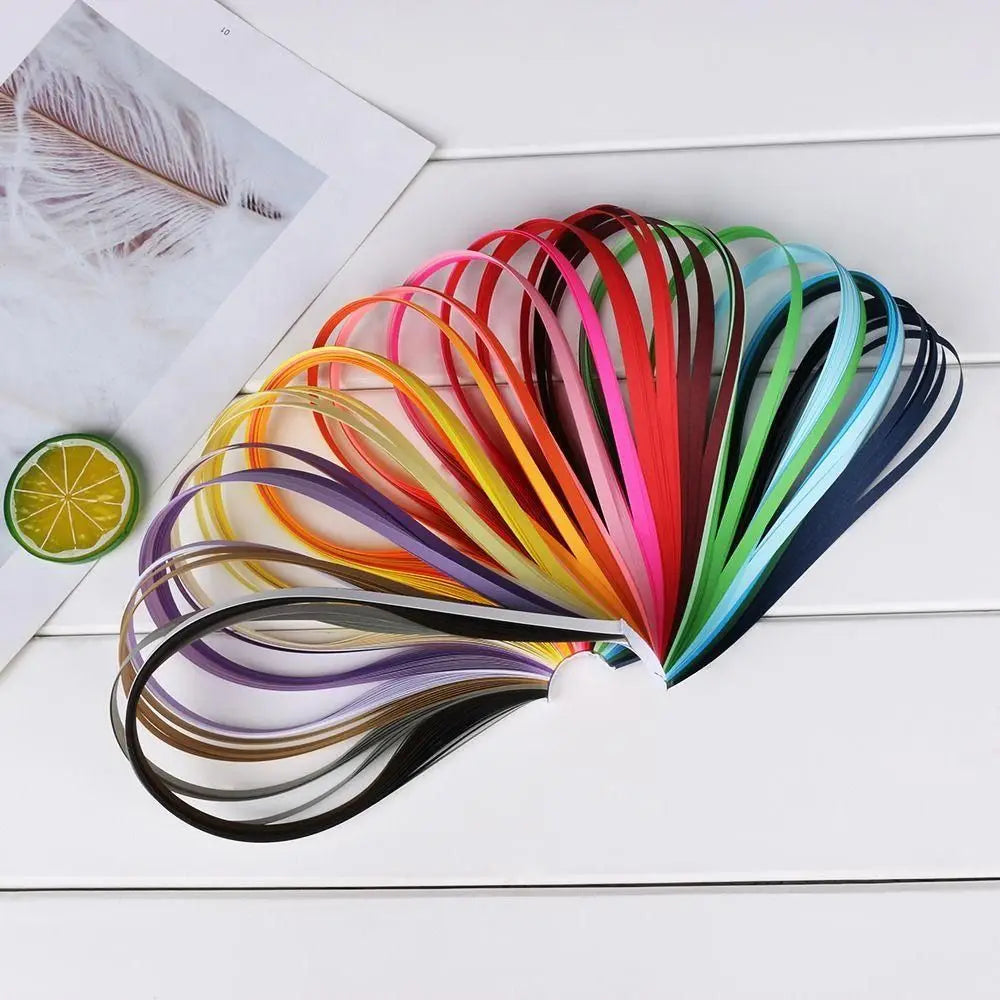 180Ocs Creative 3/5/7/10mm Quilling Paper 36Colors DIY Flower Gift Paper Handmade Origami Quilling Tools