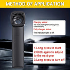 9000000RPM Turbo Jet Blower Vacuum High Speed Air Blower Wireless Compressed Air Duster Portable Turbo Fan Jet Dust Blowing