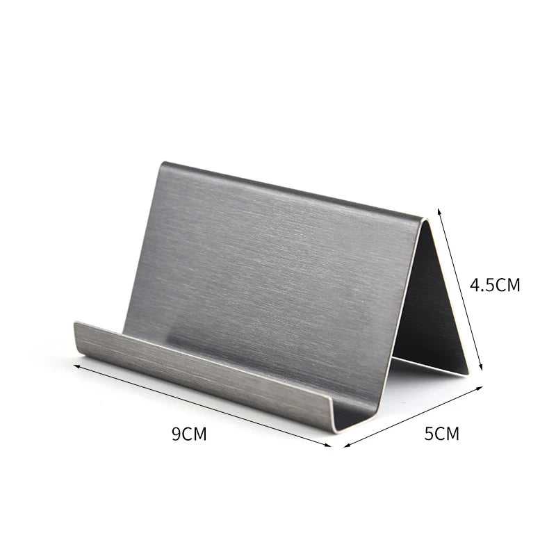 Metal Business Card Name Tag Display Rack Display Stand Desktop Table Organizer Cellphone Holder Conference Room Accessories