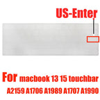 Keyboard Cover Skin for MacBook Pro with Touch Bar 13" and 15" ( Model Number A2159 A1706 A1707 A1989 A1990, 2016-20129 Release)