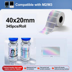 300dpi Niimbot M2 Portable Thermal Transfer Label Printer Multi-function Sticker Label Maker Machine for Clothes Tag Power Cable