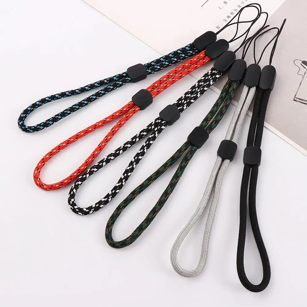 Anti Lost Adjustable Hand Lanyard Nylon Gadget Rope Multicolor Camera Lanyard Portable Mobile Phone Wrist Straps