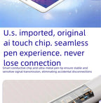 P+7 Universal Stylus Battery Display Pen For Android IOS Screen Touch Pen For iPad Huawei Xiaomi Honor Tablet Stylu   Penci
