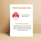 50/100pcs A4 White Cardstock for Printing Card