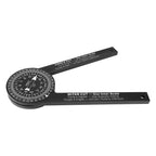 Woodworking Scale Mitre Saw Protractor 360° Angle Level with Pencil Carpenter Angle Finder Measuring Ruler Meter Gauge Tools