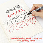 3/9pcs Permanent  Paint Marker Pen Waterproof Black Pen for Tyre Oily Markers Quick Drying Signature Pen Stationery Supplies