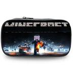 Hot Sale At Rock-bottom Price 10 Styles Minecrafte Pencilcase for My World Oval Pencil Case PU/fabric Student Supplies MC Toys