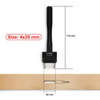 OWDEN Oblong Leather Punch Set for Belt Hole Puncher Oval Hole Strap Watch Band Flat Heavy Duty Leather Craft Hollow Punch