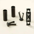 New style cuff cap with end stopper rope buckle, adjustable padding drawstring zipper belt hook and loop fastener
