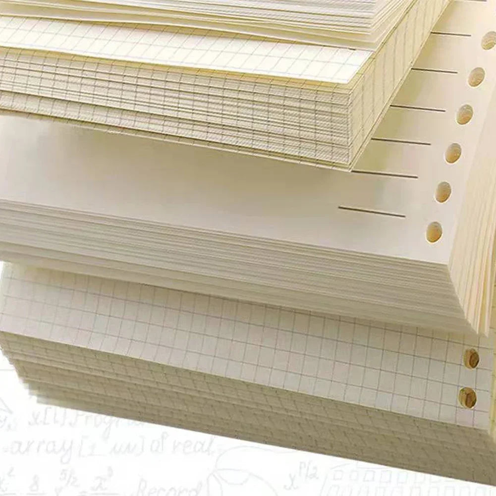 60 Sheets A4 A5 B5 Refill Spiral Binder Inner Page Notebook Loose Leaf Weekly Monthly To Do Line Grid Inside Paper Stationery
