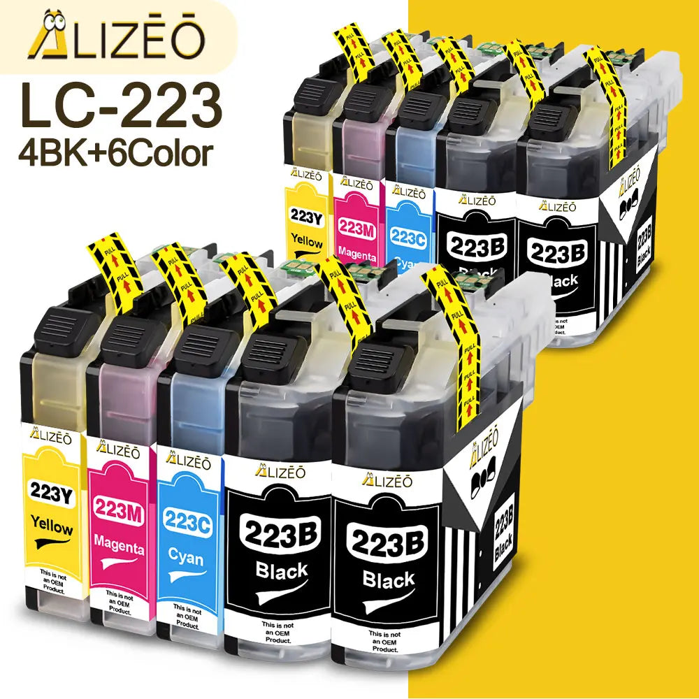 LC223 XL Ink Cartridge For Brother LC 223 223XL Compatible DCP-J4120DW MFC-J4420DW J4620DW 4625DW Printer