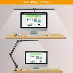 LED Desk Lamps Stepless Dimmable Led Computer Monitor Light USB Table Lamp for Office Study Reading Lighting Fixture