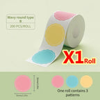 NiiMBOT B21 B1 Round Sticker Labels Sticker Self-adhesive Waterproof Thermal Label Paper For Niimbot Mini Portable Label Maker