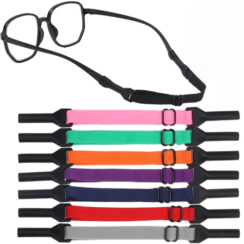 Adjustable Elastic Strap For Sports Glasses, Anti-Slip Band For Glasses, Safe Grip For Basketball, Running, Outdoor Activities