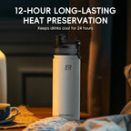 ROCKBROS Cycling Water Bottle Thermal Drinkware Vacuum Flasks & Thermoses Bottle 500ml 650ml 1000ml 1200ml Cycling Water Bottle