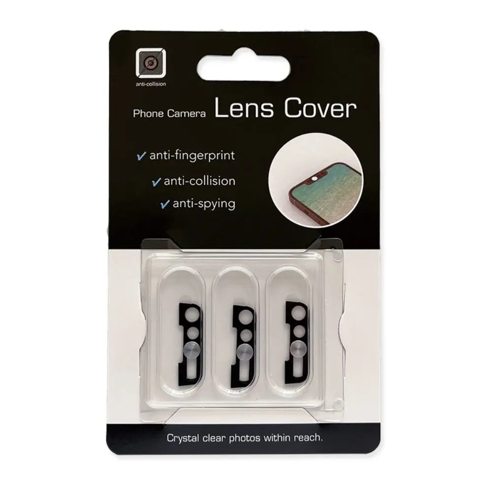 3PCS Camera Accessories Metal Privacy Cap Lens Sticker Front Camera Slider Webcam Cover For iPhone 14 14 ProMax Plus