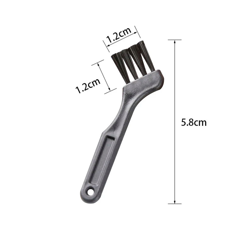 Small Multi-function Brush Razor Cleaning Brush Keyboard Dust Nylon Black Plastic Brush Computer Keyboard Dust Removal Tool