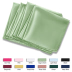 12PCS Wedding Red Satin Napkin 30x30cm Wholesale Soft Table Napkins for New Year Christmas Decoration Party Dinner Table Decor
