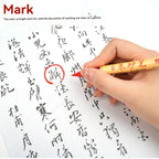 1-5pcs Writing Blessing Pen Specialist Cinnabar Brush Study Utensils Calligraphy Practice Special Learning Tools Xuan Paper Pen