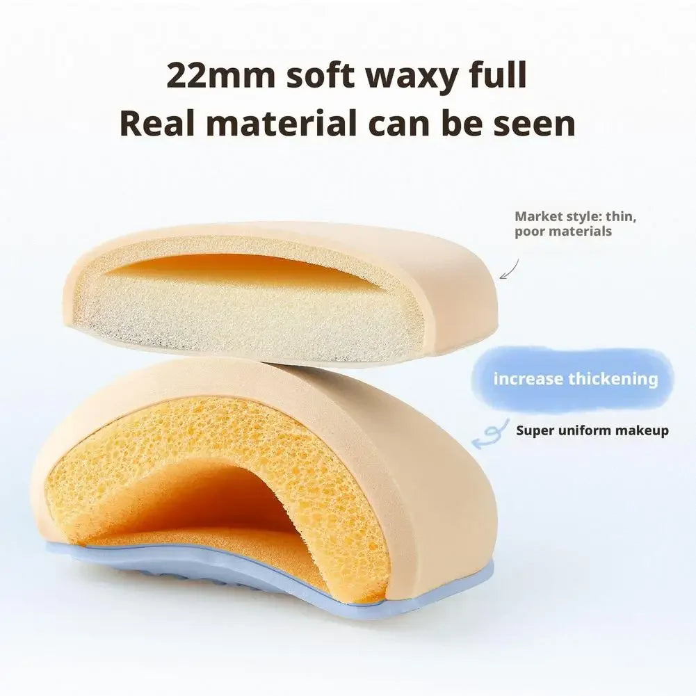Marshmallow Air Cushion Powder Puff Dual Use Dry Wet Soft Sponge For Foundation Liquid Base Cosmetic Beauty Makeup Accessory