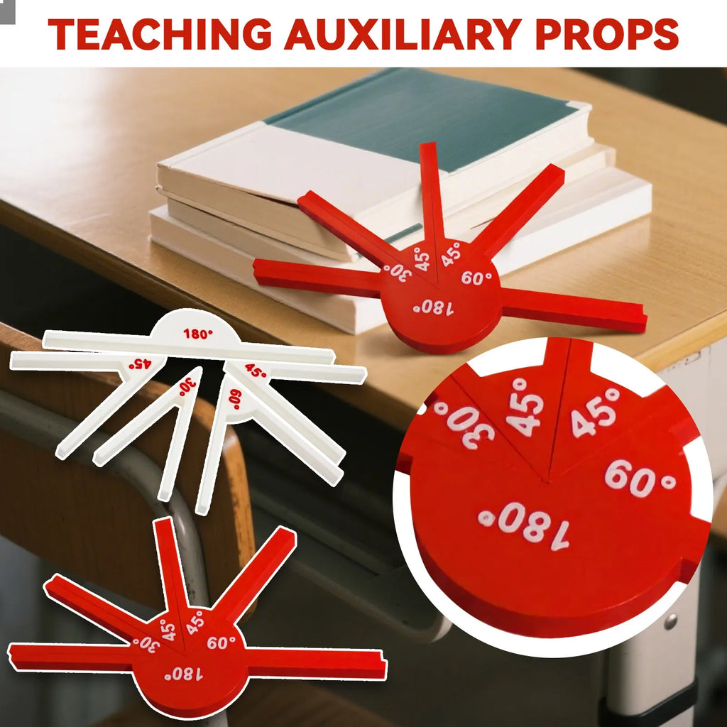 Geometric Angle Demonstration Tool Set Practical Math Teaching Aids School Classroom Learning Measuring Supplies Geometry Tool