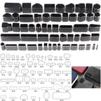 24/39/52/55pcs Punch Cutters - Various Shaped Style Hollow Punch Cutter Set - DIY Faux Leather Craftwork Hole Punching Tool Set