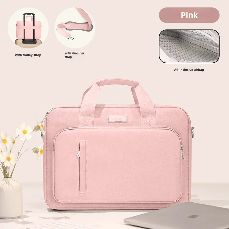 Laptop Bag Case 13.3 14 15.6 17.3 Inch Waterproof Notebook Bag for Macbook Air Pro 13 15 Computer Shoulder Handbag Briefcase Bag
