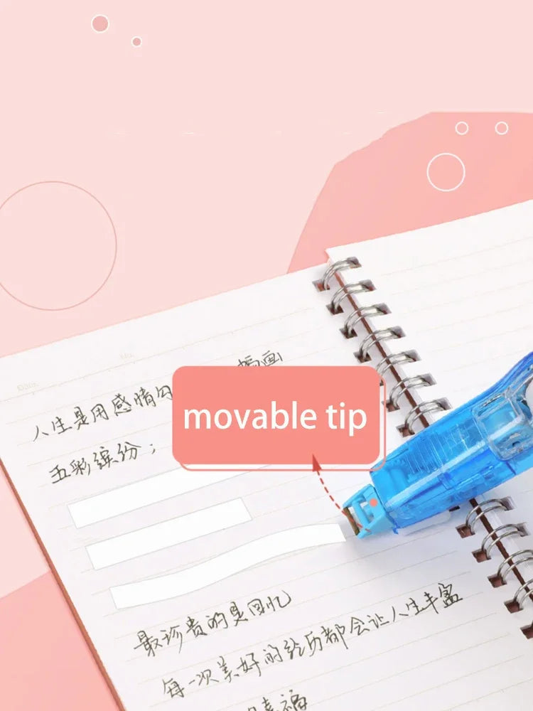 Japan PLUS Correction Tape WHIPER MR Large Capacity 1Pc Correction Tape Plus 4pcs Refill Student Stationery School Supplies