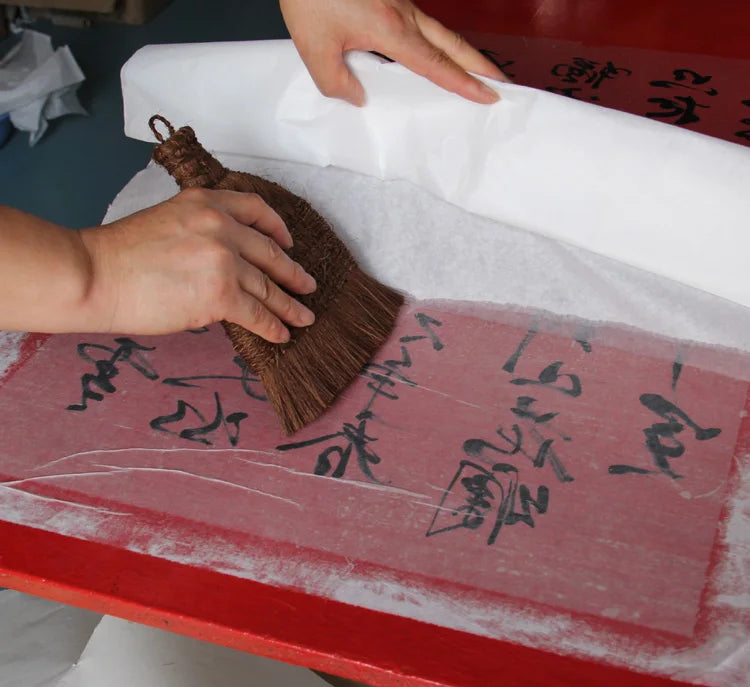 Palm Paint Brush Chinese Calligraphy Painting Hand Mounting Brush Pincel Pintura Rubbing Brush Mounting Material Art Supplies