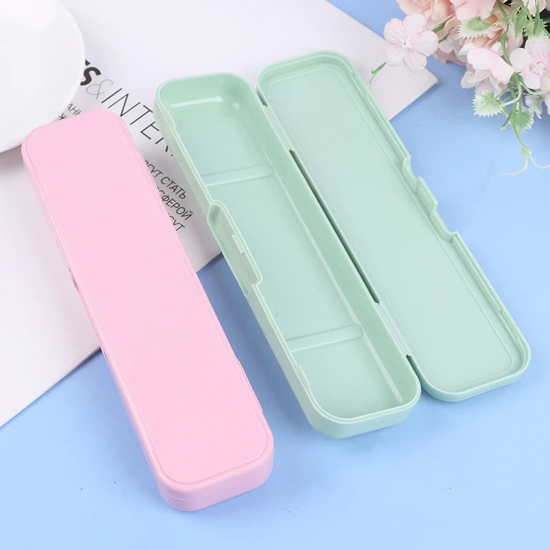 Universal Portable Conjoined Side Opening Cutlery Box Tableware Storage Box Case