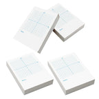 4 Books Number Practice Notebooks Dual Use for Math Exercises Graph Sheet Drawing Papers Xy Coordinate Notepad Math