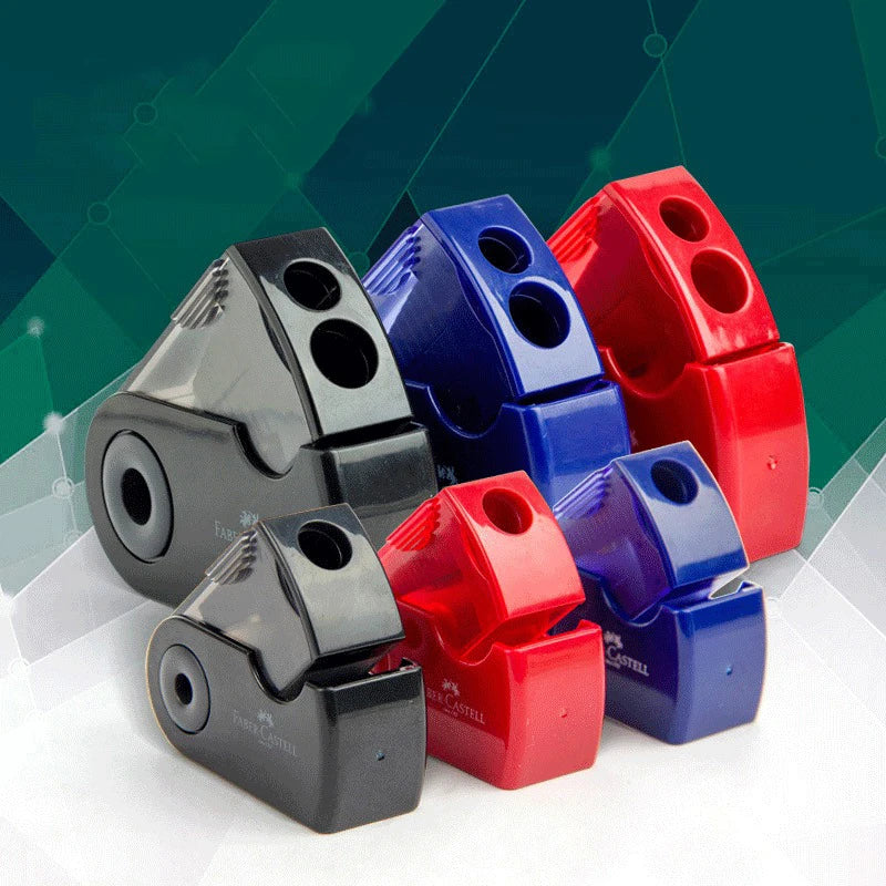 1Pc Faber Castell Double Pencil Sharpener Creative Single Hole Double Hole Pen Knife School Office Supplies Student Stationery