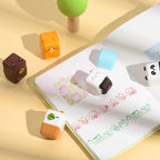 Cute Animals Cartoon Character Rolling Stamp DIY Creative Seal Graffiti Handbook Roller Decoration Stationery Journal Supplies