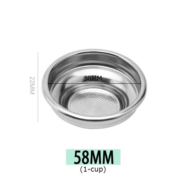 1Pcs 51mm 58mm 1-Cup 2-Cup 4-Cup Filter Replacement Filter Basket For Coffee Bottomless Portafilter Barista Espresso Accessories