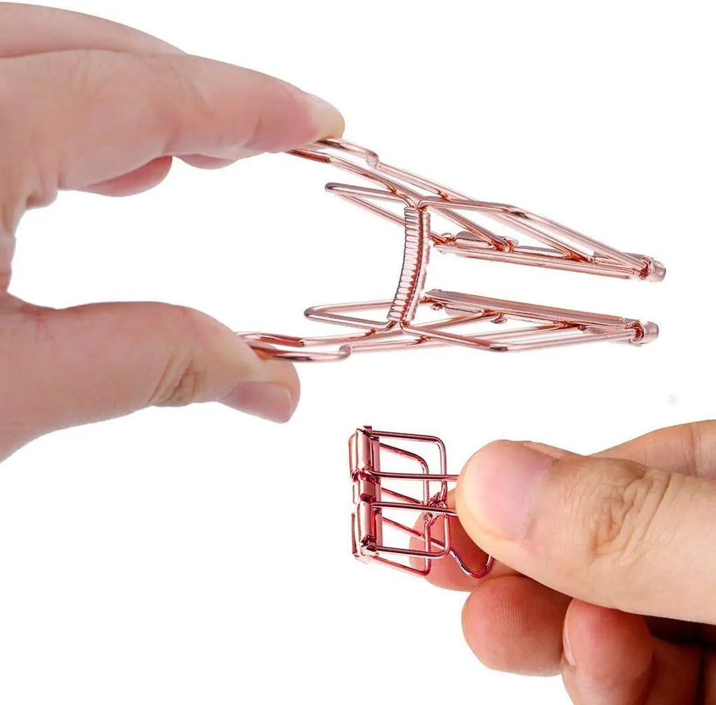 10Pcs Mini Paper Clip Black Sliver Binder Clips Page Holder Office Study Binder Clips Photo Clamp Office School Desk Organizer