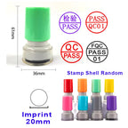 Custom QA QC Teacher Name Ink Stamp Signature Calligraphy Selfing-Inking Personalized Letter Stamp For School Student Child