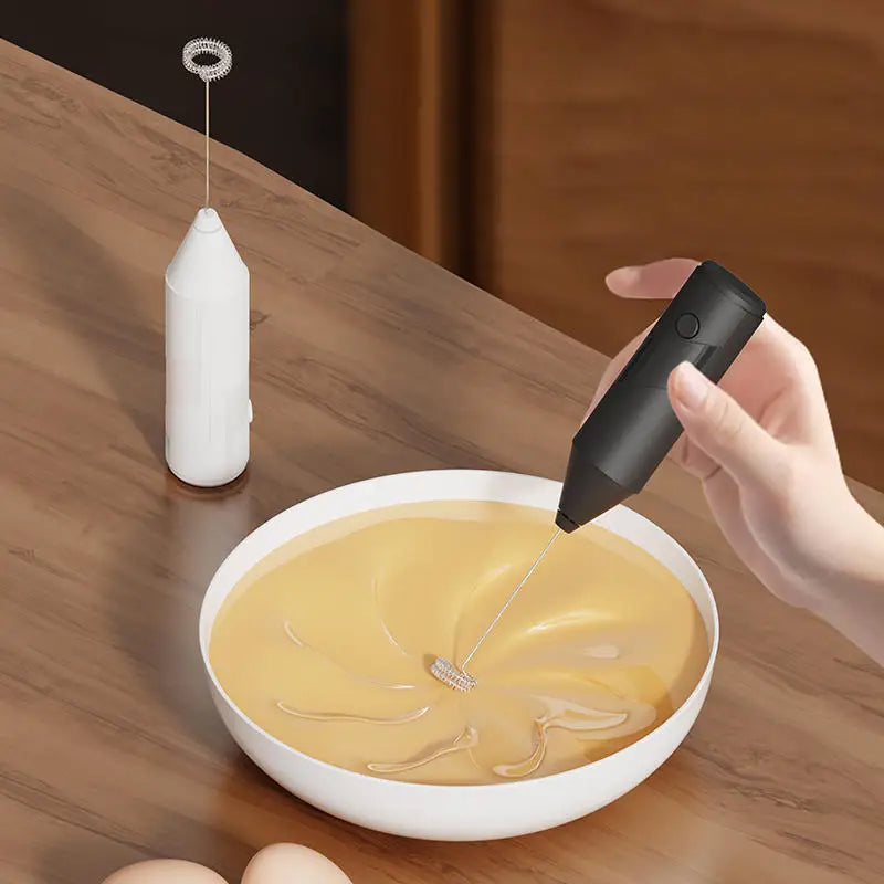 Milk Wireless Foamer Coffee Whisk Mixer Electric Blender Egg Beater Mini Frother Handle Stirrer Cappuccino Maker Cooking Tools