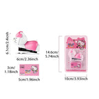 Genuine Sanrio Hello Kitty Stapler Set with Staples Bookbinding Machine Creative Stationery Gift for Women School Office