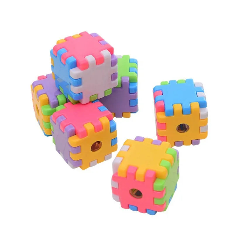 Kawaii Creative Blocks Pencil Sharpener Stationery School Office Supplies Novelty Gift Cube Funny