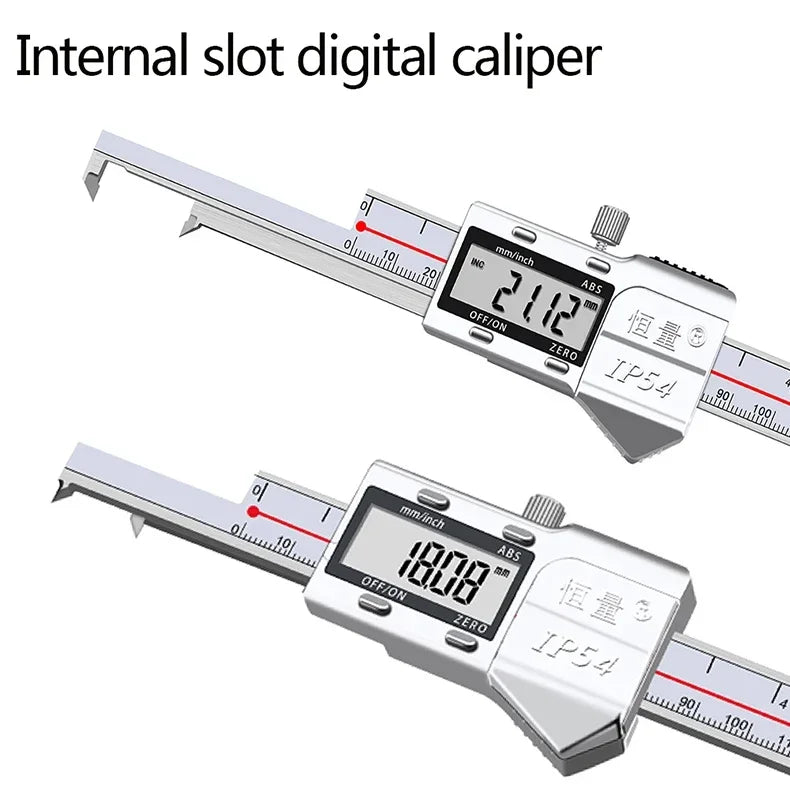 Electronic Inner Groove Width Digital Caliper 4-150 200mm High-Precision 0.01 Hole Inner Groove Measurement Tool