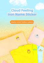 Custom Clothes Ironing Name Sticker Personalized Washable Stickers  Heat Transfer Labels on Fabric Clothing Babysuit Tags