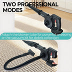 Cordless 2 in 1 Air Blower & Vacuum Cleaner, Leaf Dust Collector for Car, Computer, Garden, Compatible with Makita 18V/21V