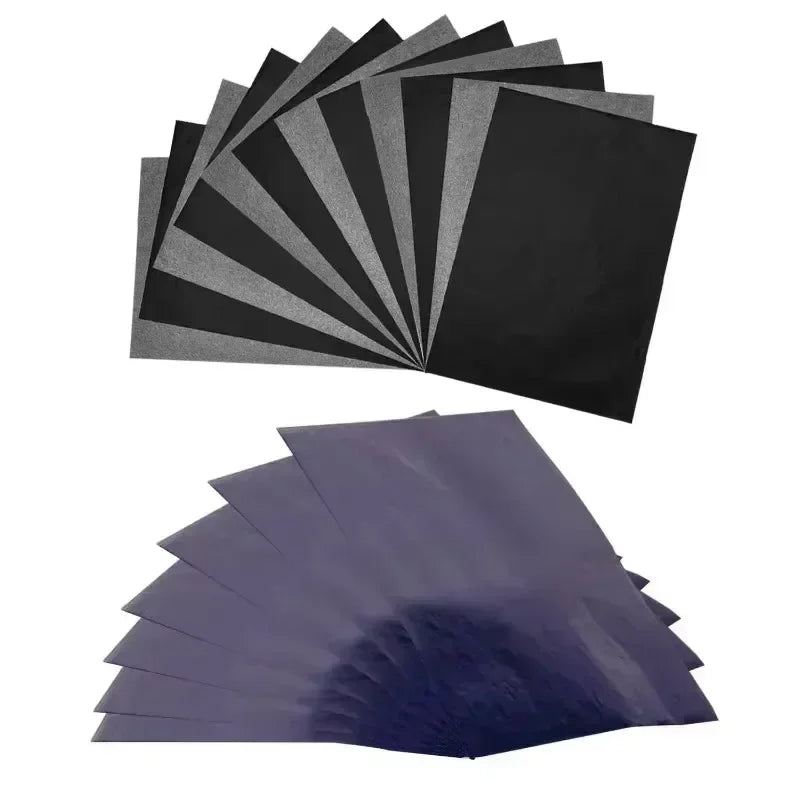 100 Sheets/Lot A4 Copy Carbon Paper Painting Tracing Paper Graphite Painting Reusable Office Accessories Supply Legible Tracing