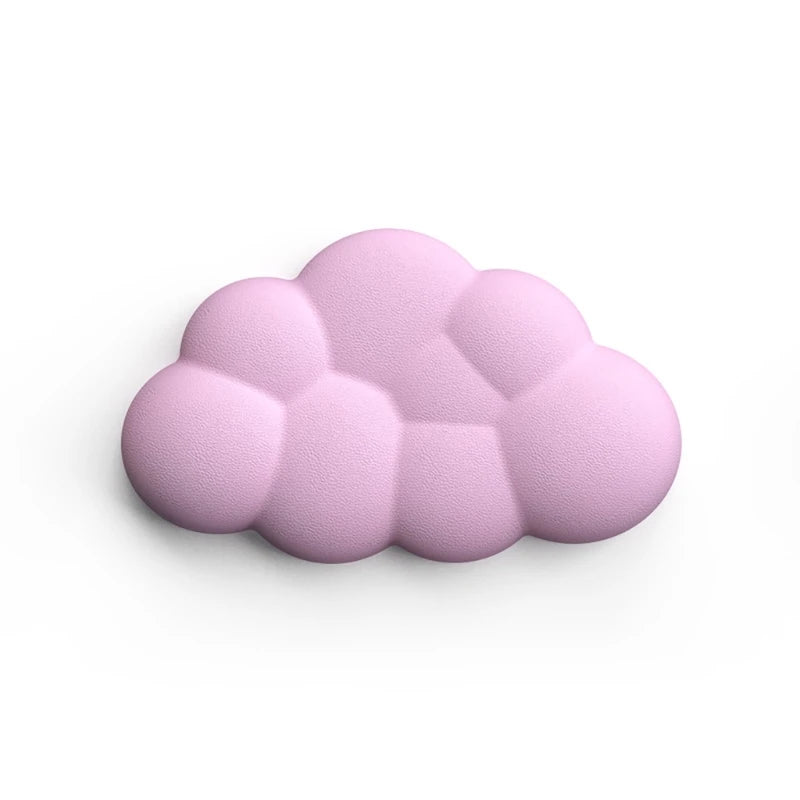 Cloud Shape Wrist Rest Pad Soft  PU Material Anti-Slip Rubber Base Memory Foam for 100 Keys 87 Keys 68keys Keyboard Mousepad